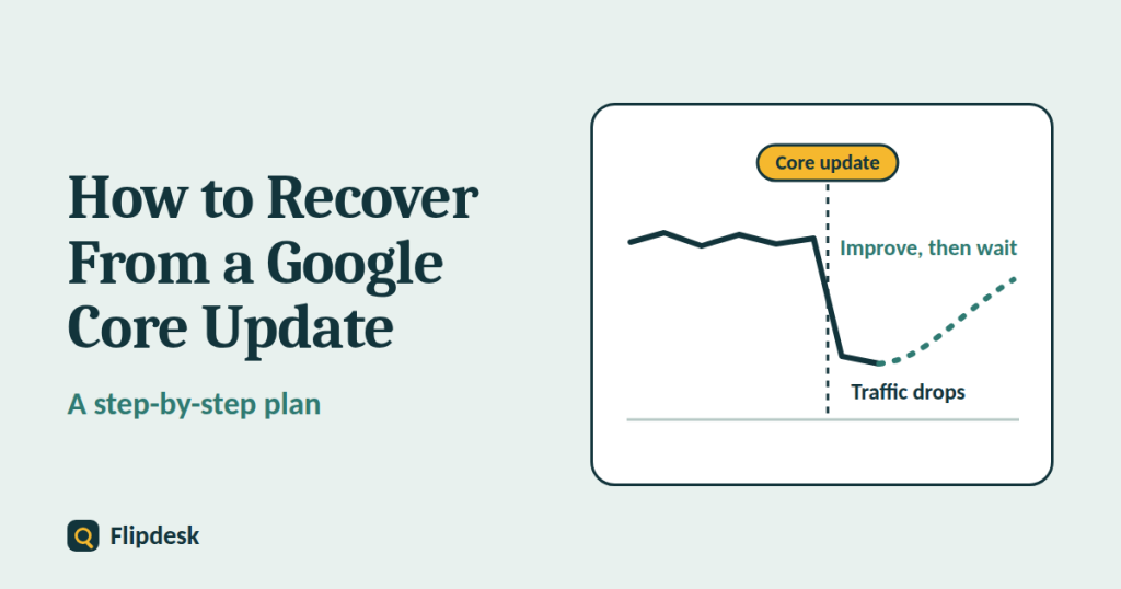 How to recover from a Google core update