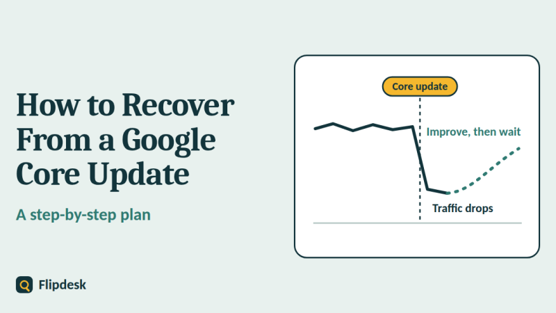 How to recover from a Google core update
